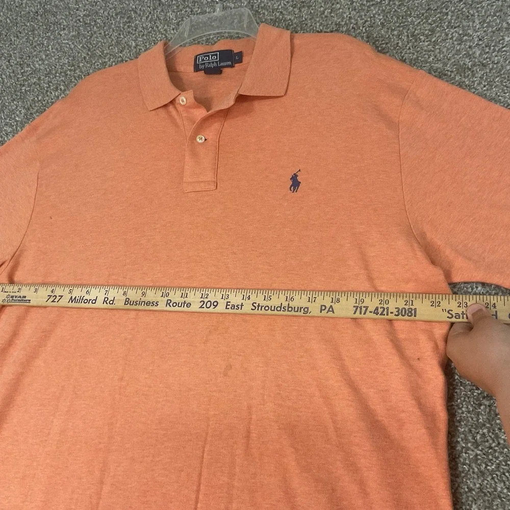 Lot‎ of 3 Ralph Lauren Blue Silver Tag Preppy Golf Polo Shirt Sz L